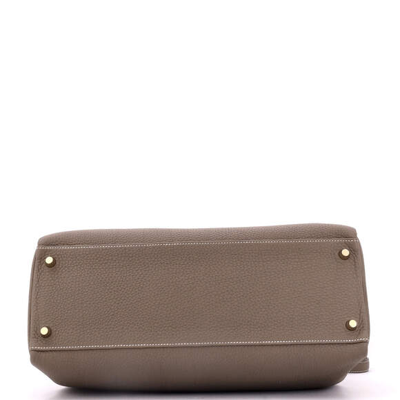 Hermes Kelly 35 Grey Togo with Gold Hardware - Picture 5 of 8